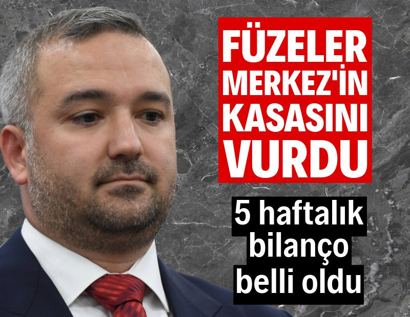 Merkez'in 5 haftalık savaş bilançosu belli oldu