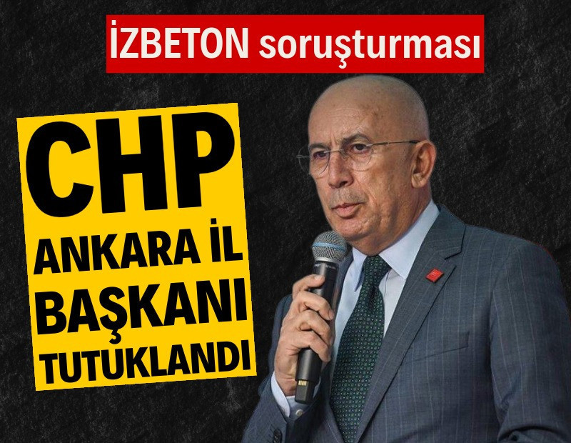 CHP Ankara İl Başkanı Ümit Erkol tutuklandı