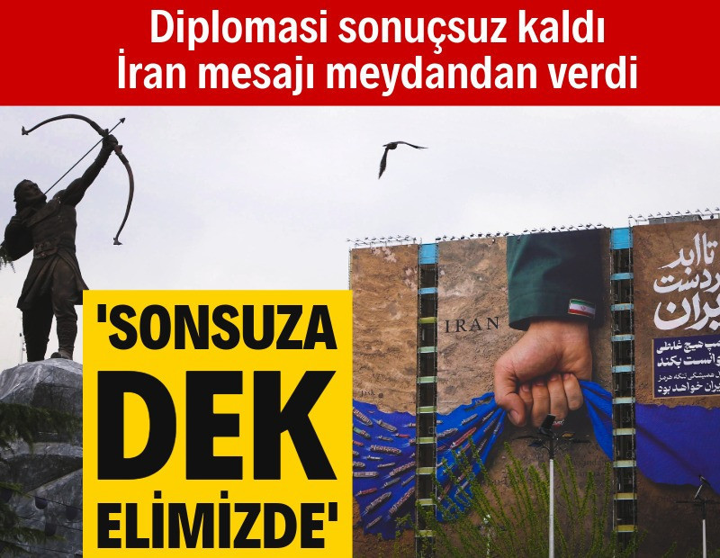 Müzakerelerden sonuç çıkmadı, İran afişle mesaj verdi