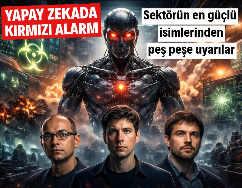 Yapay zekada “kontrolden çıkma” endişesi büyüyor: Sektörün en güçlü isimlerinden peş peşe uyarılar