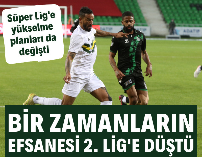 Sakaryaspor 4 yıl sonra küme düştü: Süper Lig hesapları da karıştı!