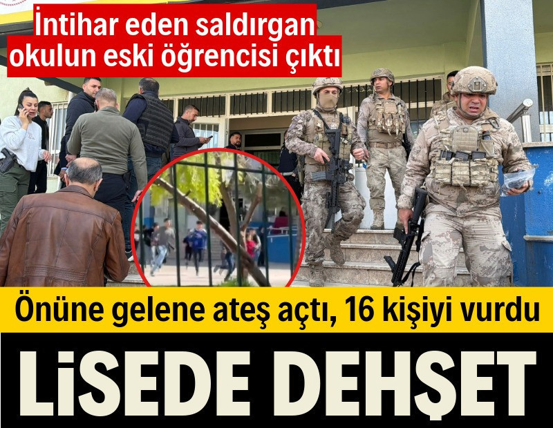 Lisede silahlı saldırı: 16 kişi vuruldu