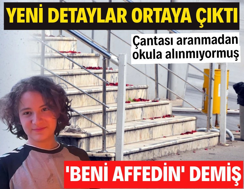 Saldırgan, çantası aranmadan okula alınmıyormuş