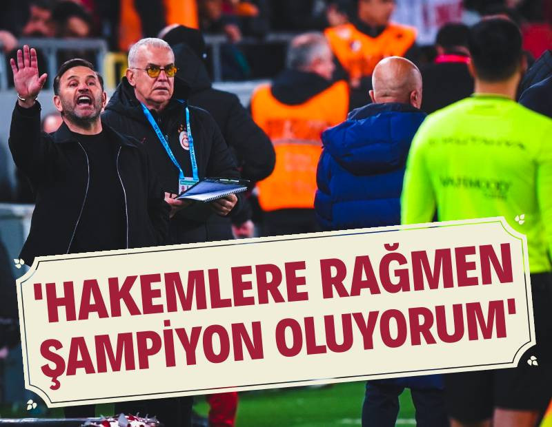 Okan Buruk'tan hakemlere tepki: 'Buna rağmen şampiyon oluyorum'