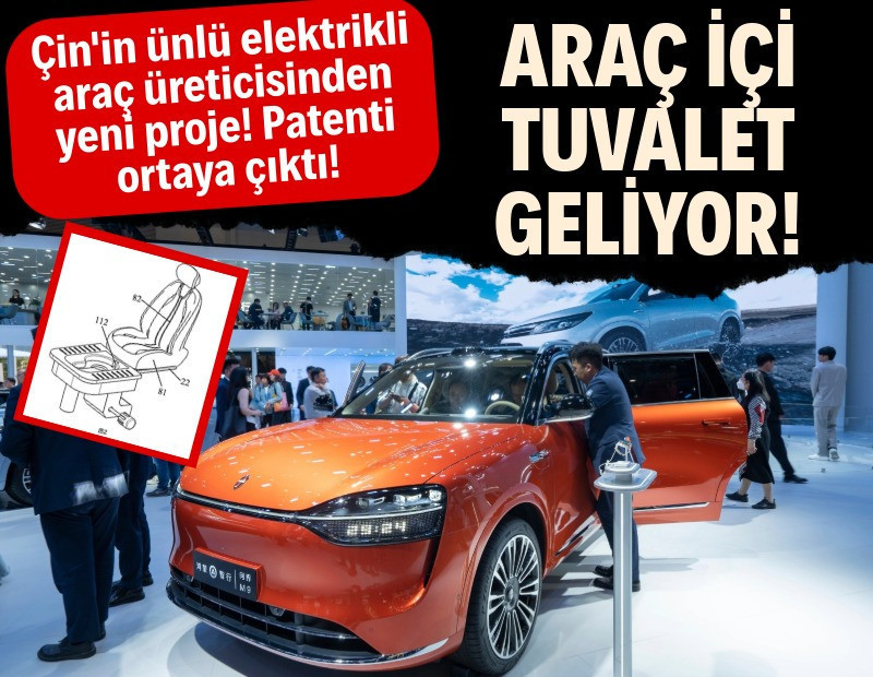 Çinli otomotiv devinden "araç içi tuvalet" patenti