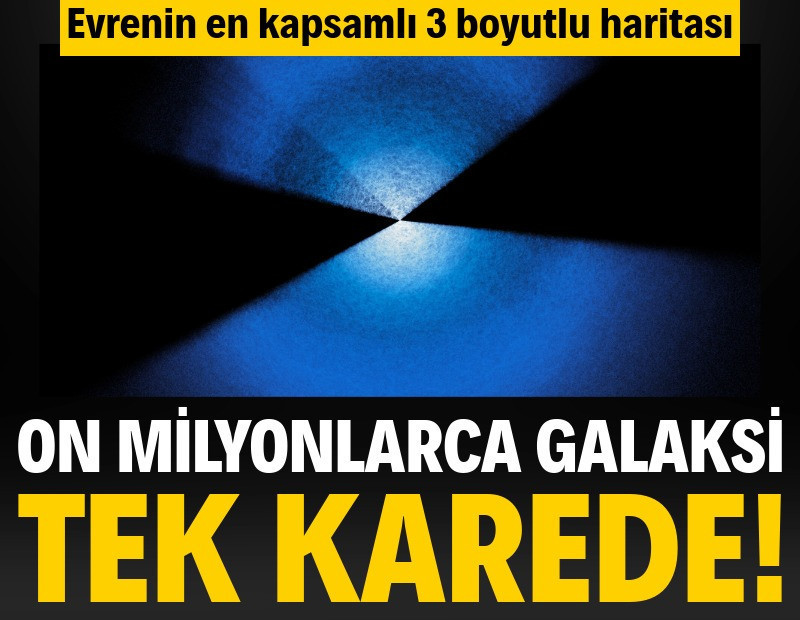 On milyonlarca galaksi tek karede!