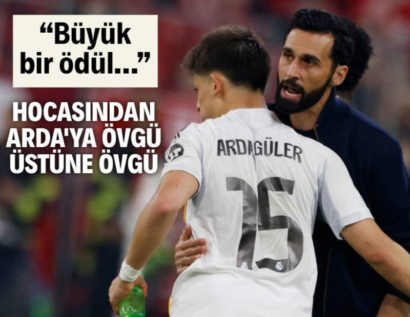 Real Madrid'in hocasından Arda Güler'e övgü üstüne övgü: Büyük bir ödül!