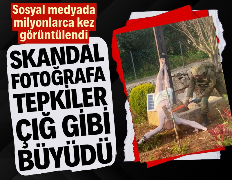 Skandal fotoğrafa tepkiler çığ gibi büyüdü