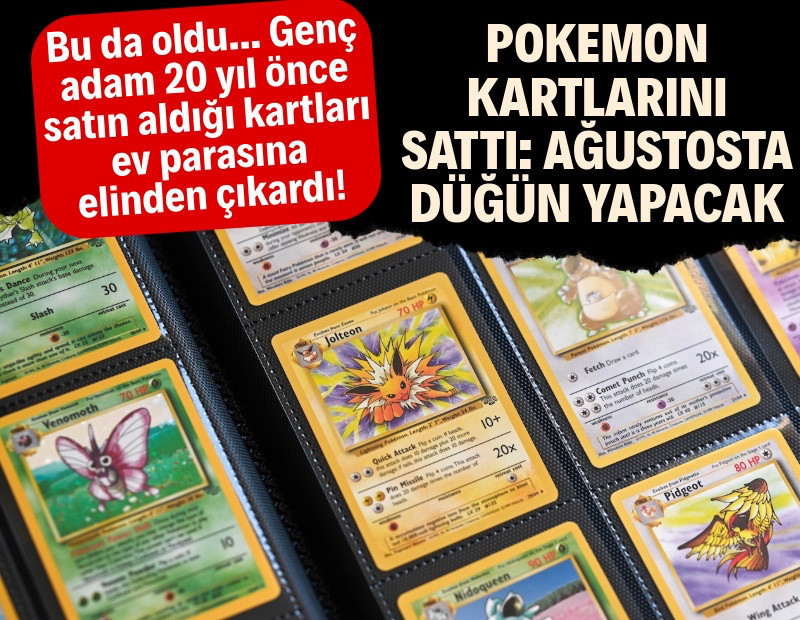 Damat, Pokemon kartlarını satarak düğün yaptı