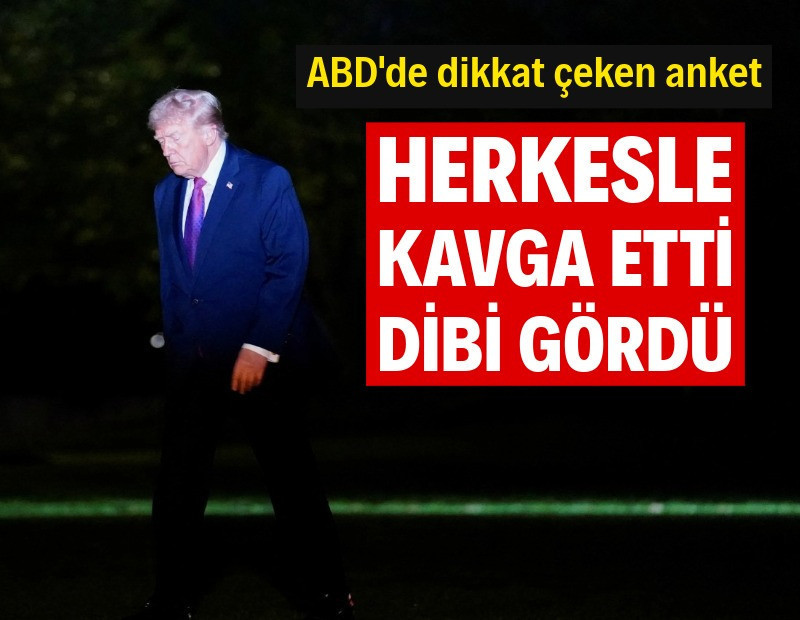 İran savaşından Papa'yla kavgaya... ABD'lilerin çoğu Trump'tan rahatsız