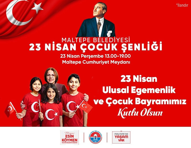 Maltepe'de 23 Nisan şenlik havasında kutlanacak