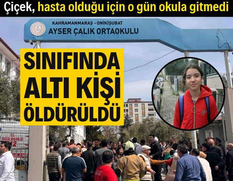 Hasta olduğu için okula gitmedi: Sınıfında altı kişi öldürüldü