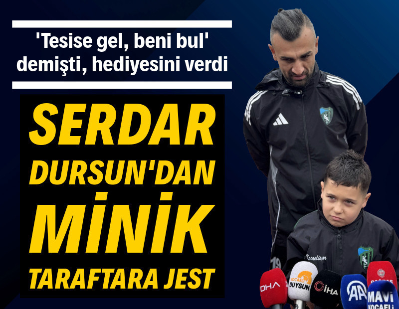 Serdar Dursun 'Tesise gel, beni bul' demişti, hediyesini verdi!