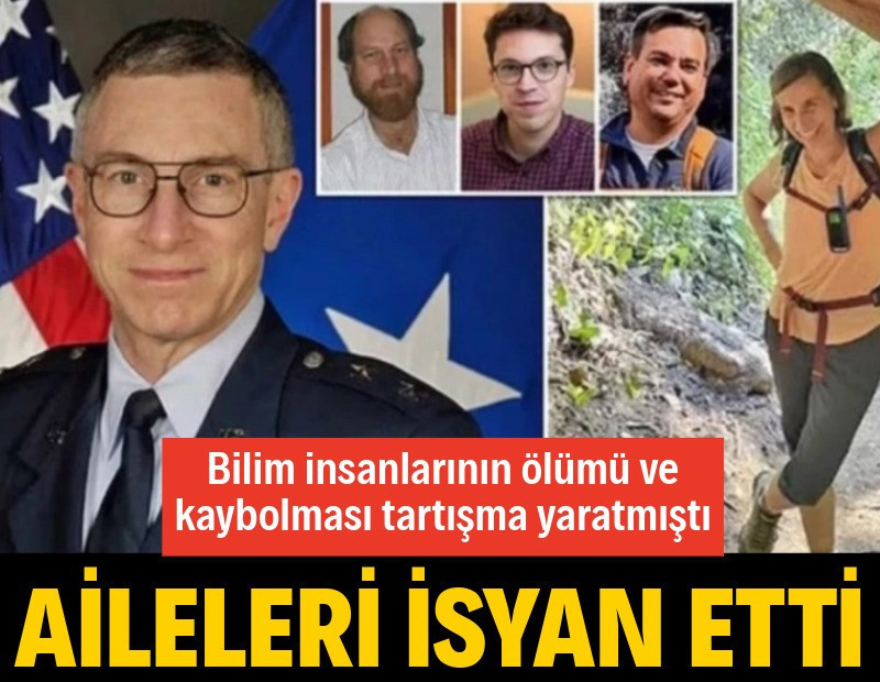 Bilim insanlarının kaybolması ve ölmesiyle ilgili tartışmaya ailelerden tepki