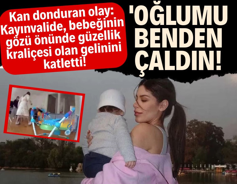 Güzellik kraliçesi, bebeğinin önünde kayınvalidesi tarafından öldürüldü