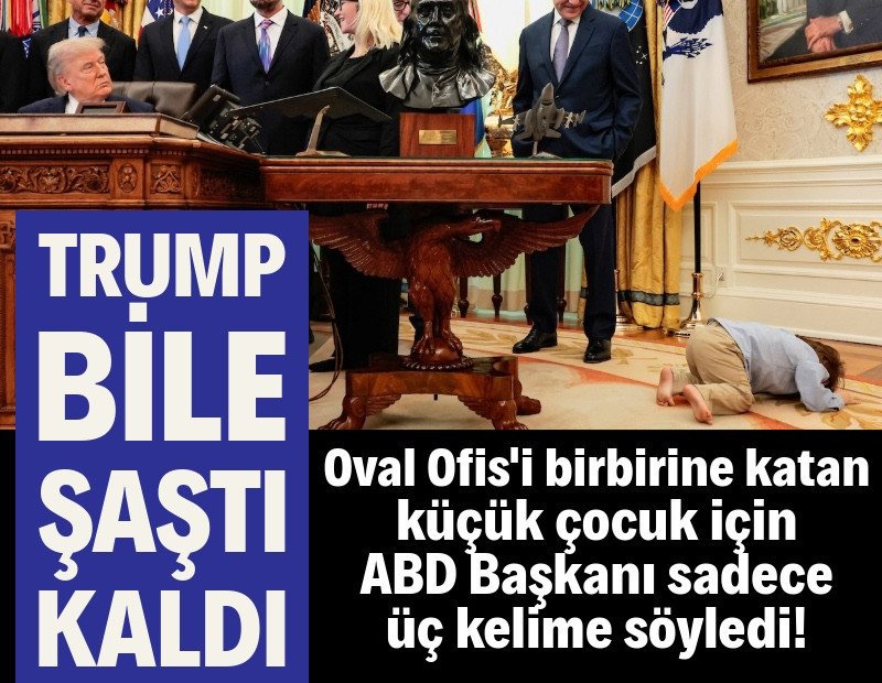 Oval Ofis'i birbirine kattı: Trump bile şaşkına döndü