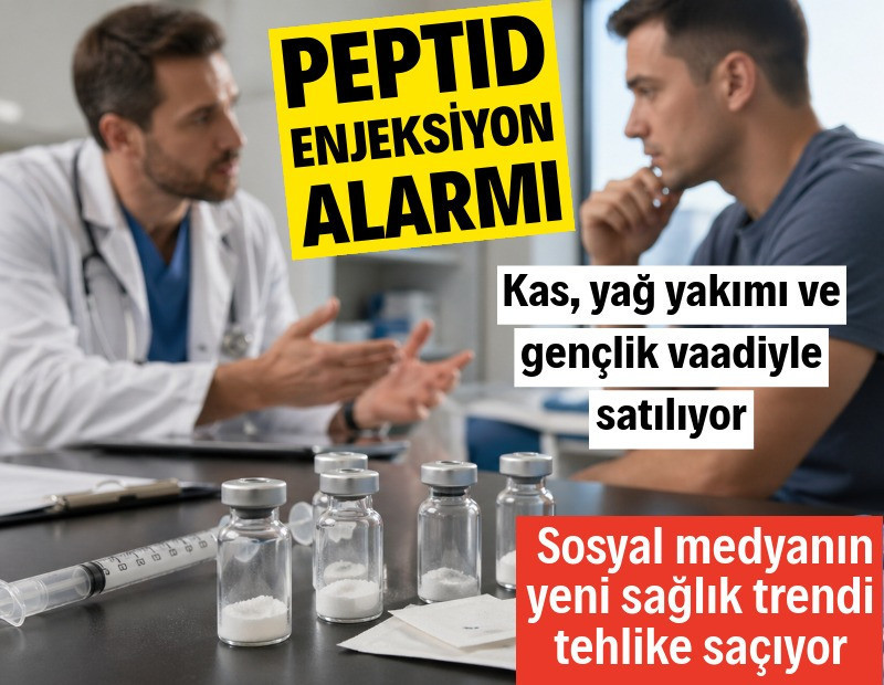 Peptid enjeksiyon alarmı: Sosyal medyanın yeni sağlık trendi tehlike saçıyor