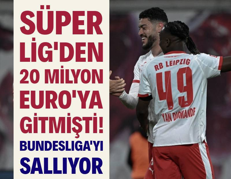 Süper Lig'den 20 milyon Euro'ya gittiği Bundesliga'yı sallıyor: 9 gol - 4 asiste ulaştı