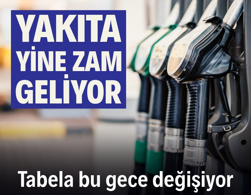 Benzine zam geliyor