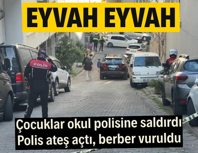 Darbedilen okul polisi ateş açtı, yanlışlıkla berberi vurdu