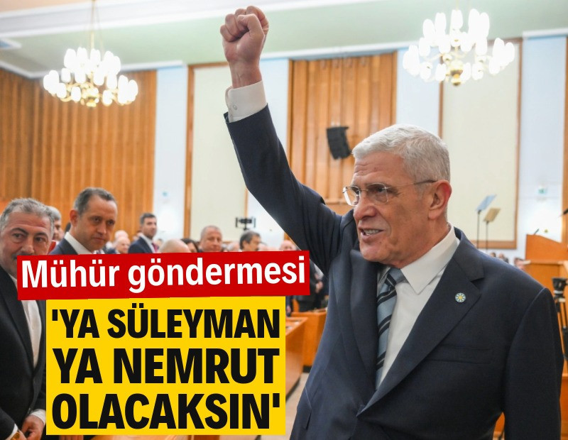 Dervişoğlu'ndan Erdoğan'a mühür göndermesi: Ya Süleyman ya Nemrut olacaksın