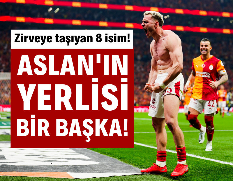 Galatasaray'ın başarısında yerli imzası: Zirveye taşıyan 8 isim
