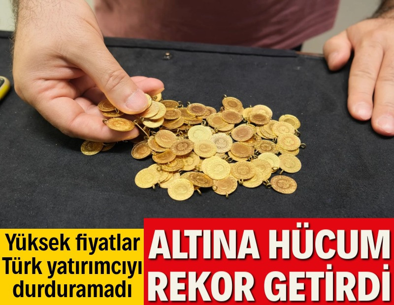 Türkiye'nin altın talebi rekor kırdı