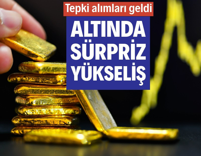 Altın fiyatları tepki alımlarıyla yükseldi