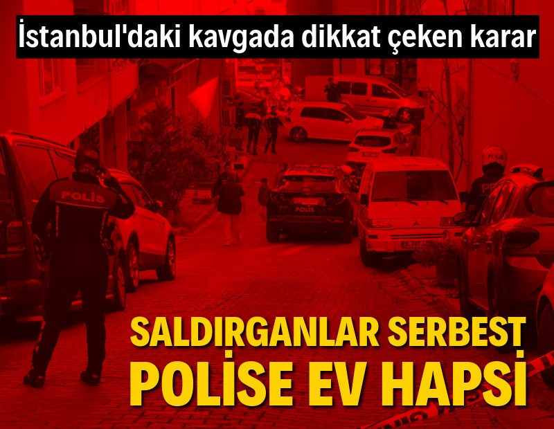 Kendisine saldıranlara ateş açıp kaldırımdaki berberi vuran polise ev hapsi
