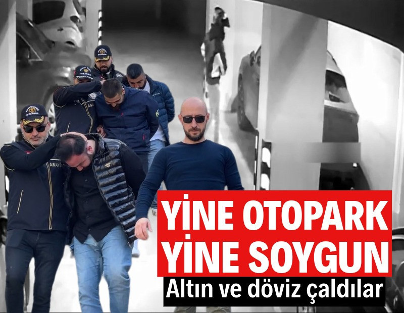 Otoparktan servet çaldılar