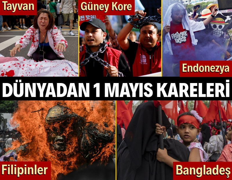 Dünyadan 1 Mayıs kareleri