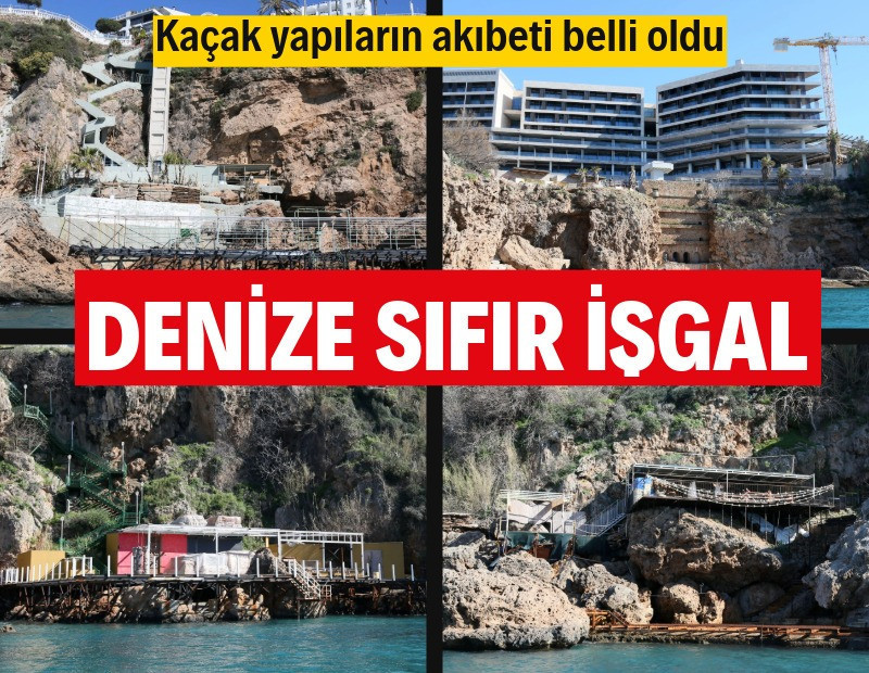 Denize sıfır işgal: Kaçak yapılar için karar çıktı