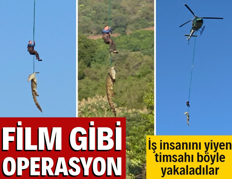 Film gibi operasyon: İş insanını yiyen timsahı böyle yakaladılar