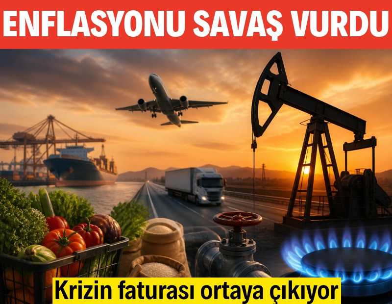 Enflasyonu savaş vurdu