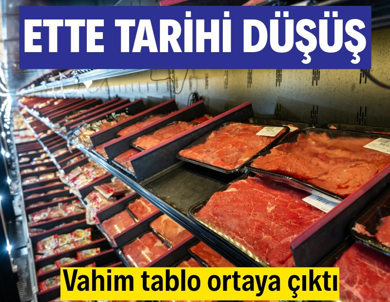 Kırmızı et üretiminde tarihi düşüş