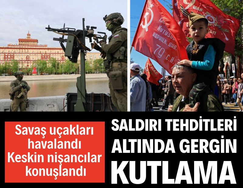 Saldırı tehditleri gölgesinde kutlama: Keskin nişancılar konuşlandı