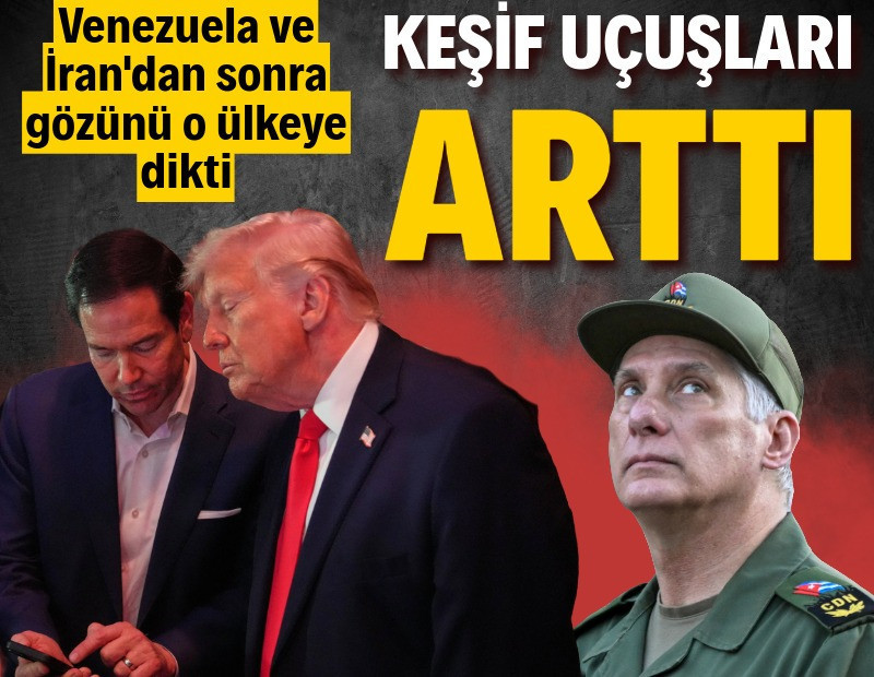 ABD harekete geçti: Küba çevresindeki keşif uçuşları arttı