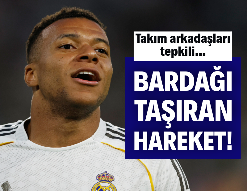 Mbappe'den Real Madrid'de bardağı taşıran hareket: Takım arkadaşları tepkili