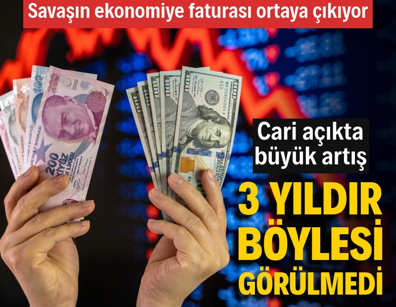 Cari açıkta 3 yılın zirvesi