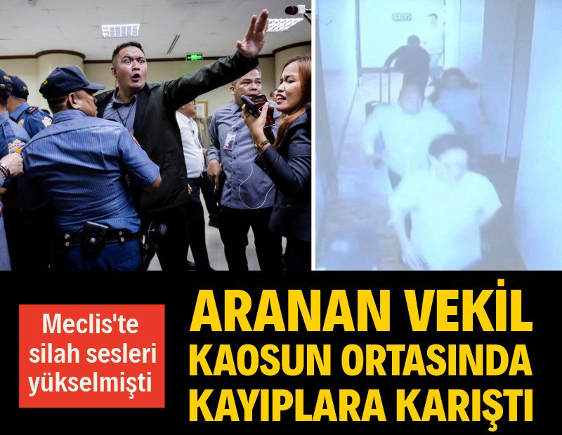 Kendisini Meclis odasına kapatmıştı... Mahkemenin aradığı senatör, silahlar patlarken kaçtı
