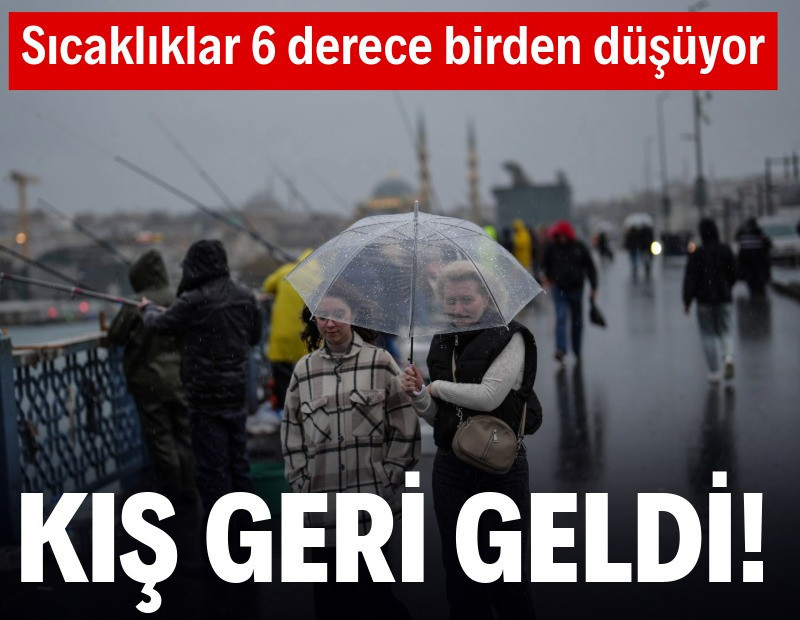 Meteoroloji alarm verdi: Sıcaklıklar 6 derece düşüyor, birçok il için kuvvetli sağanak uyarısı