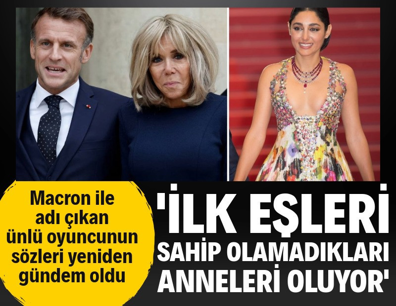 Macron ile adı çıkan İranlı oyuncunun röportajı gündem oldu