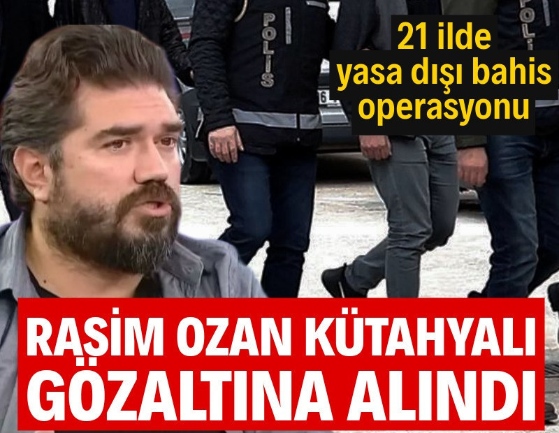 Rasim Ozan Kütahyalı gözaltına alındı