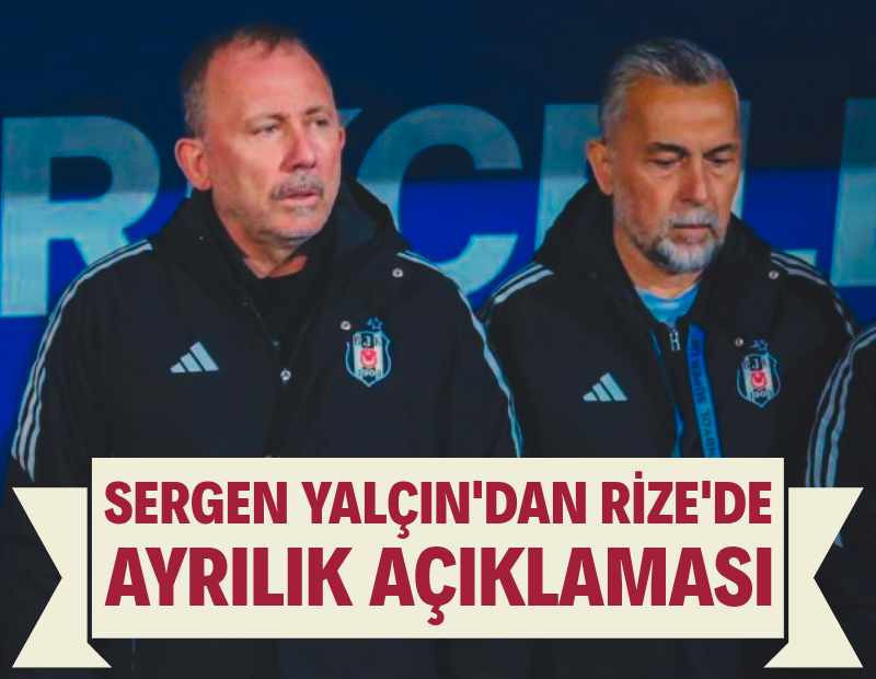 Sergen Yalçın'dan 2-2 sonrası ayrılık açıklaması: '3-4 gün içinde belli olacak'