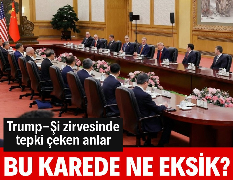 Trump-Şi zirvesinde tepki çeken anlar