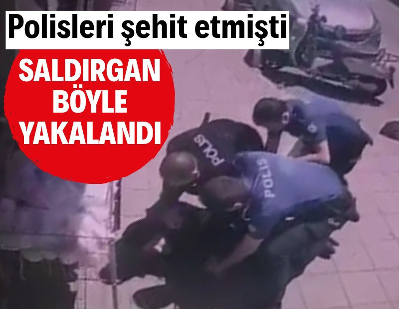 Polisleri şehit eden saldırgan böyle yakalandı