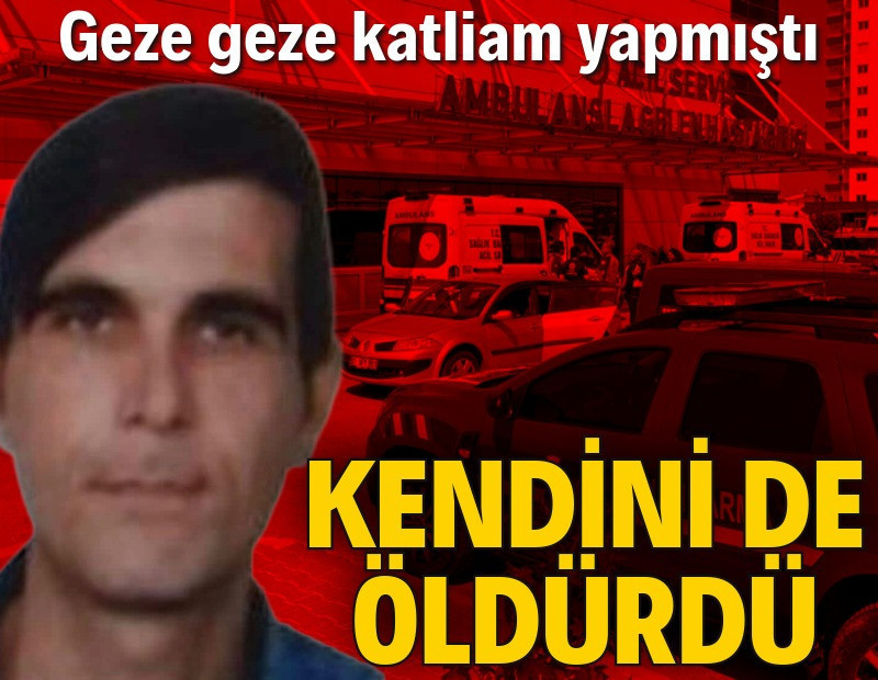 Mersin'de 6 kişiyi katletmişti: Ölü ele geçirildi