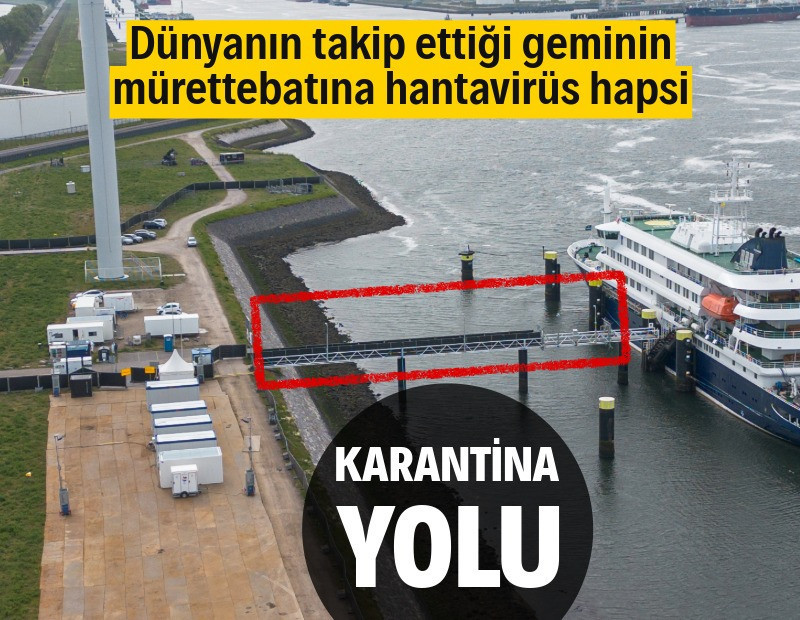 Ölüm gemisinde günler sürecek karantina başladı