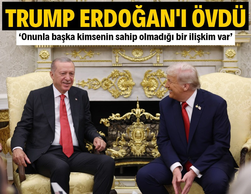 Erdoğan, Trump ile görüştü