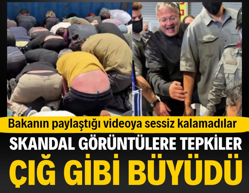 Skandal görüntülere tepkiler çığ gibi büyüdü